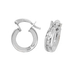 9ct White Gold Earrings