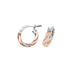 Clustdlysau Aur Melyn 9ct 8mm