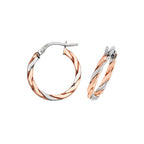 Clustdlysau Aur Melyn 9ct 15mm