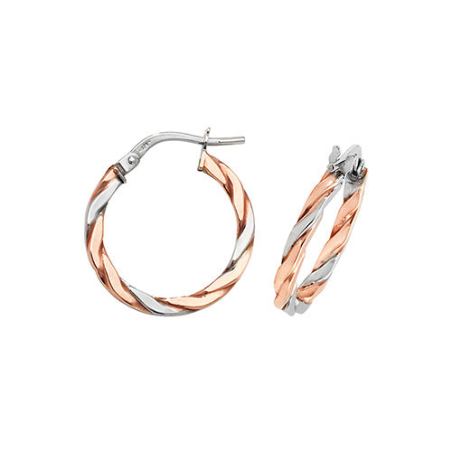 Clustdlysau Aur Melyn 9ct 15mm