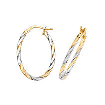 Clustdlysau Aur Melyn 9ct