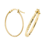 Clustdlysau Aur Melyn 9ct
