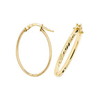 Clustdlysau Aur Melyn 9ct