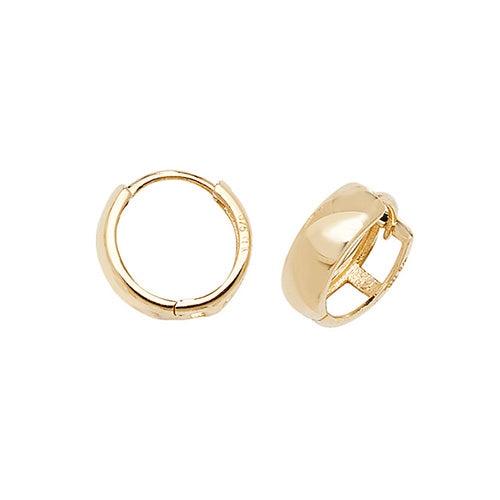 Clustdlysau Aur Melyn 9ct