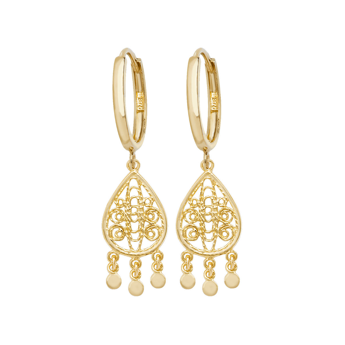 9ct Yellow Gold Earrings