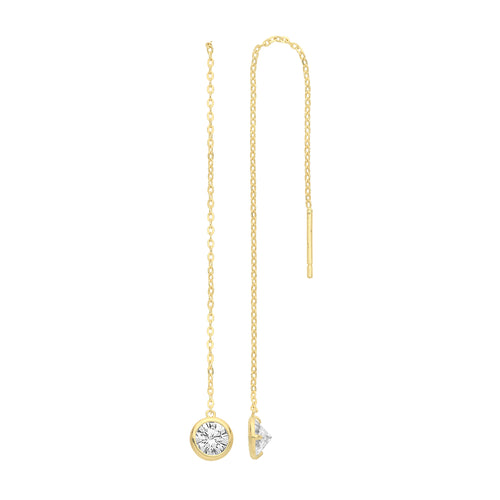 Clustdlysau Aur Melyn 9ct