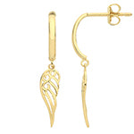 Clustdlysau Aur Melyn 9ct