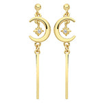 Clustdlysau Aur Melyn 9ct