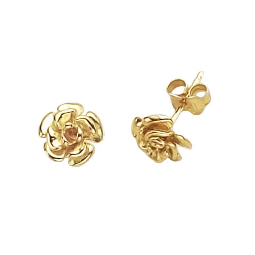 Clustdlysau Aur Melyn 9ct