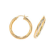 Clustdlysau Aur Melyn 9ct