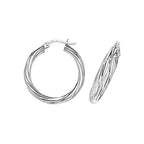 9ct White Gold Earrings
