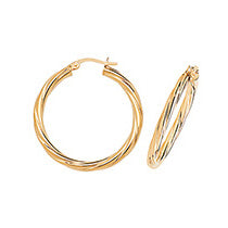 Clustdlysau Aur Melyn 9ct