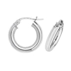 9ct White Gold Earrings