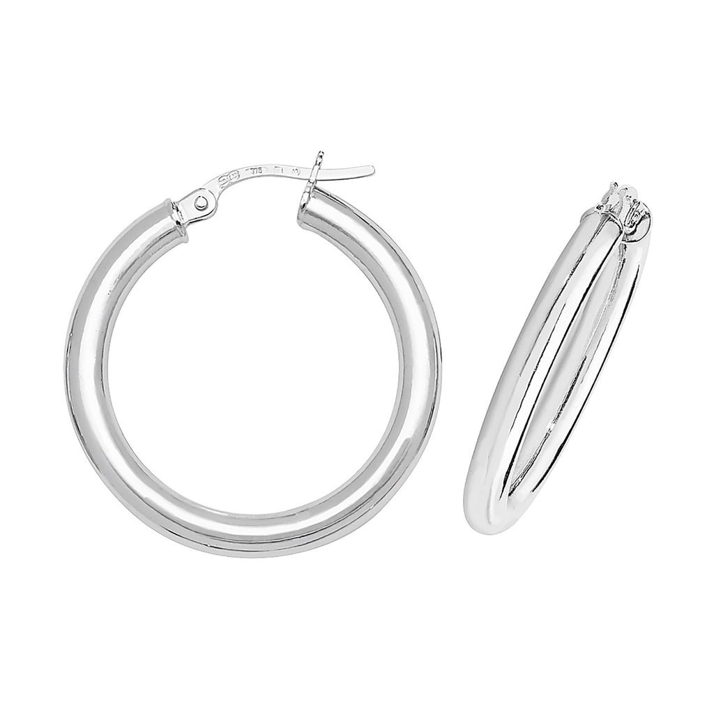 9ct White Gold Earrings