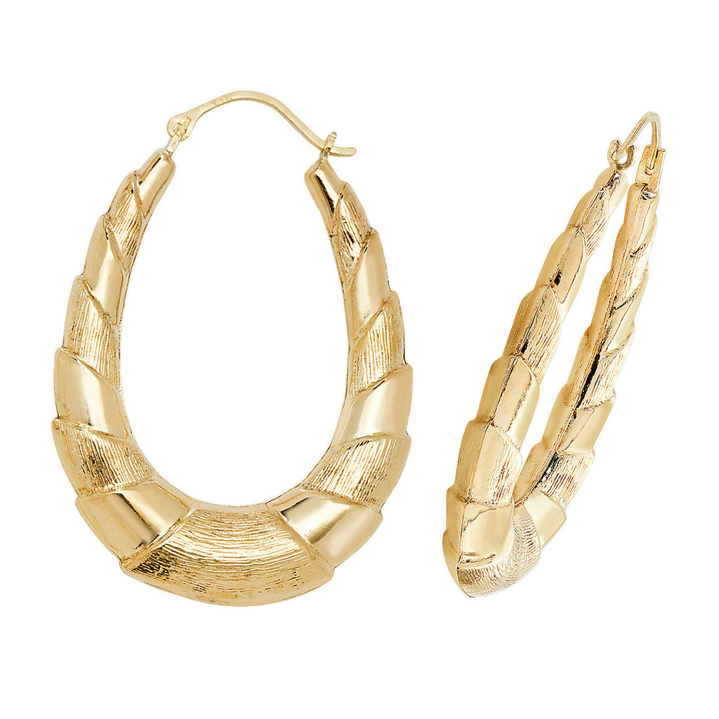 Clustdlysau Aur Melyn 9ct