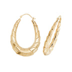 Clustdlysau Aur Melyn 9ct