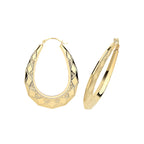 Clustdlysau Aur Melyn 9ct