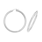 9ct White Gold Earrings