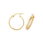 Clustdlysau Aur Melyn 9ct