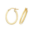Clustdlysau Aur Melyn 9ct