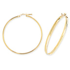 9ct Yellow Gold Earrings 40mm