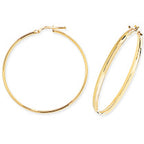 9ct Yellow Gold Earrings 40mm