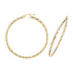 9ct Yellow Gold Earrings 40mm