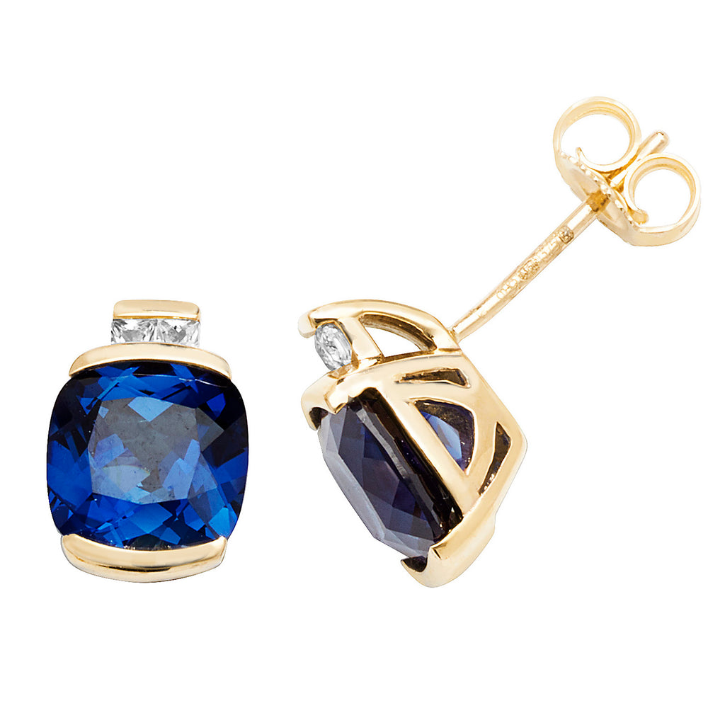 9ct White Gold Earrings