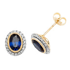 9ct White Gold Earrings