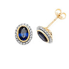 9ct White Gold Earrings