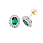 9ct White Gold Earrings