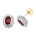 9ct White Gold Earrings
