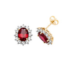 9ct White Gold Earrings