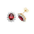 9ct White Gold Earrings
