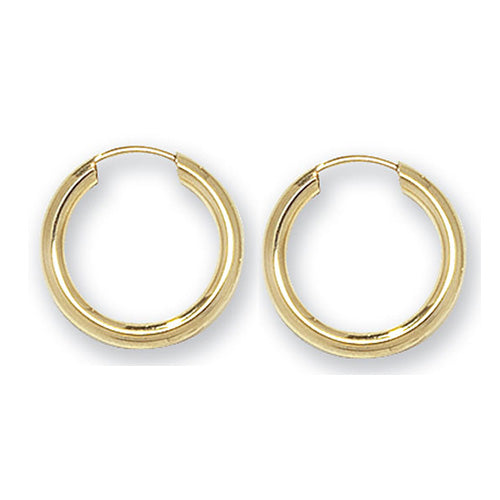 Clustdlysau Aur Melyn 9ct