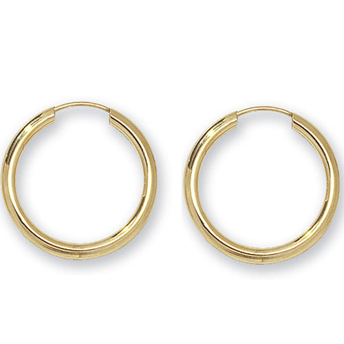 Clustdlysau Aur Melyn 9ct