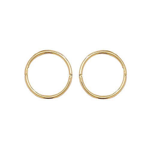 Clustdlysau Aur Melyn 9ct