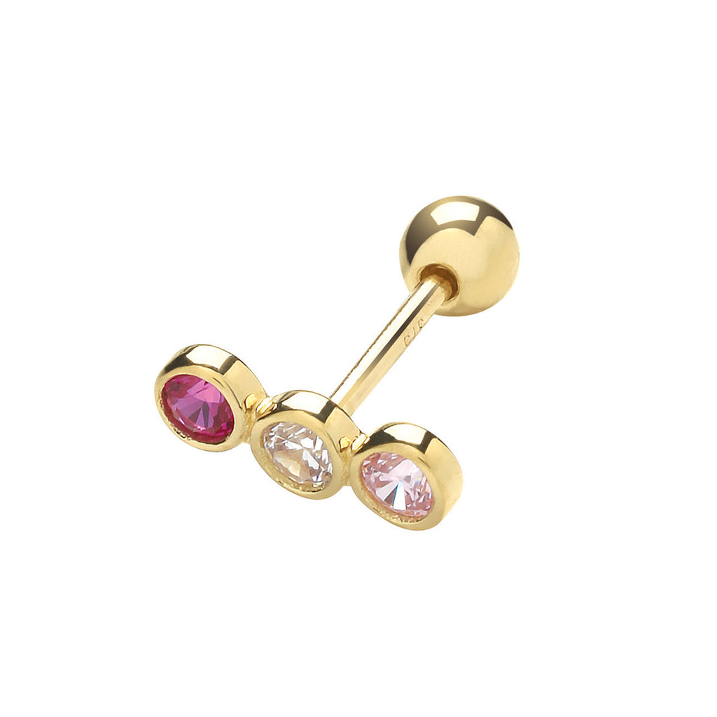 9ct White Gold Earrings