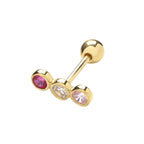 9ct White Gold Earrings