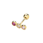 9ct White Gold Earrings