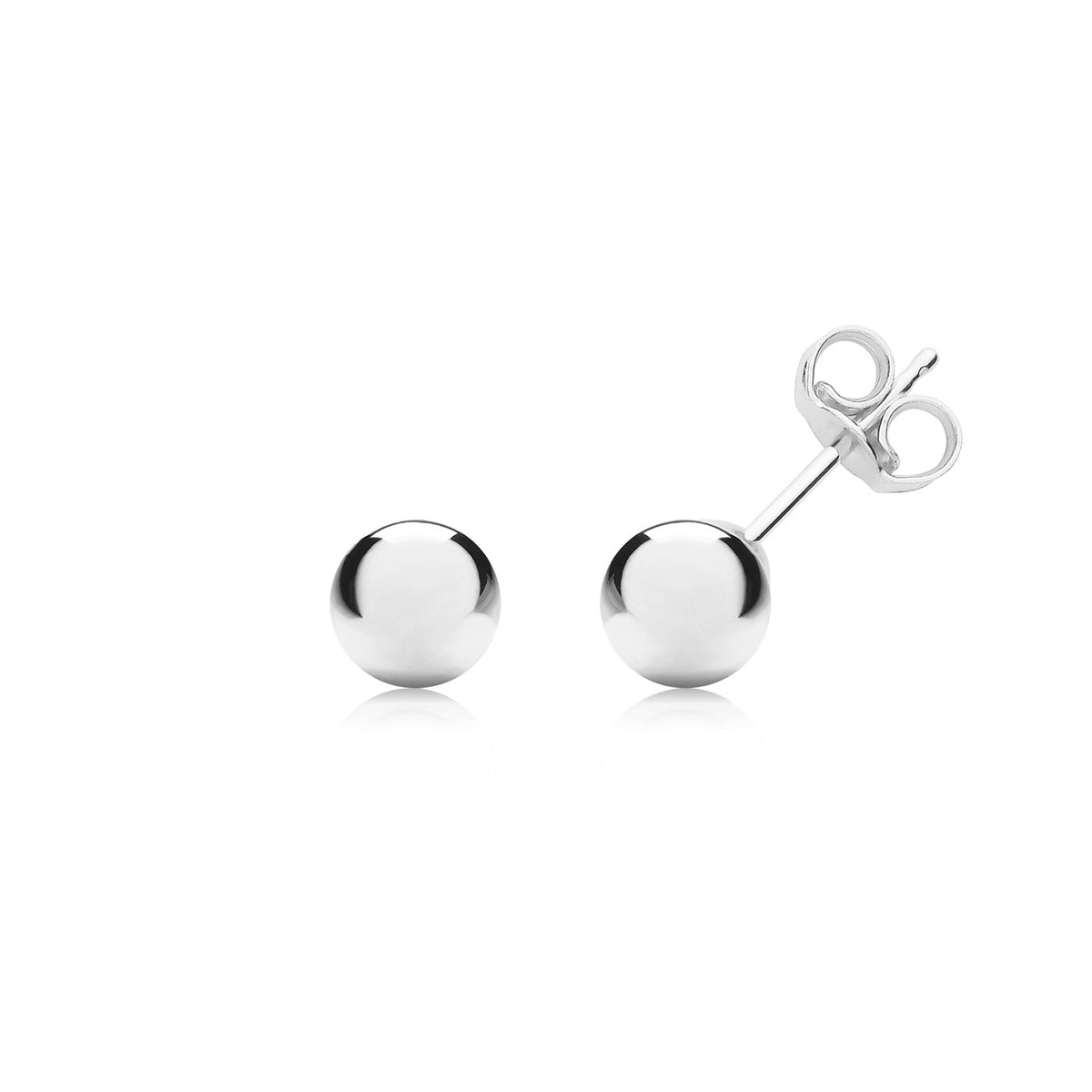 9ct White Gold Earrings