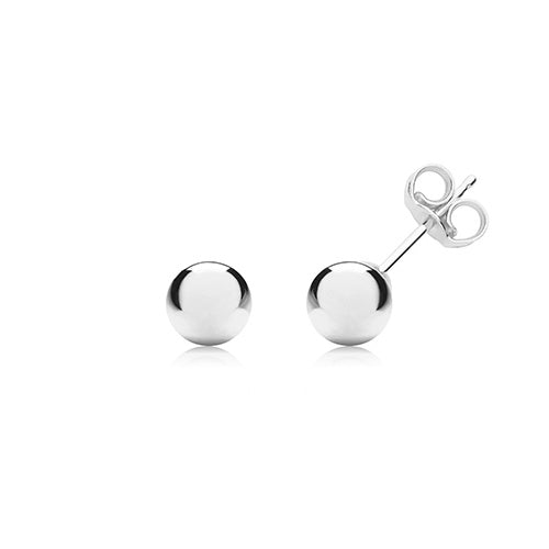 9ct White Gold Earrings