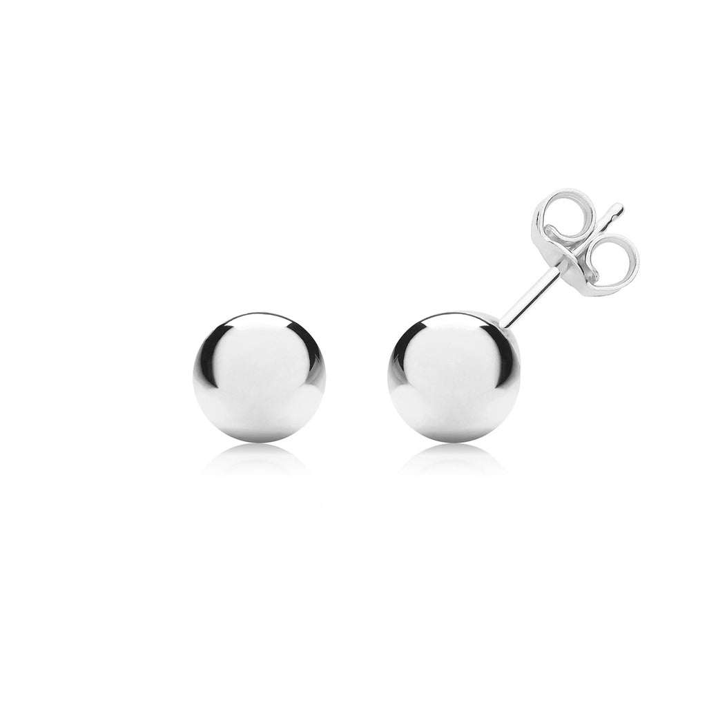 9ct White Gold Earrings