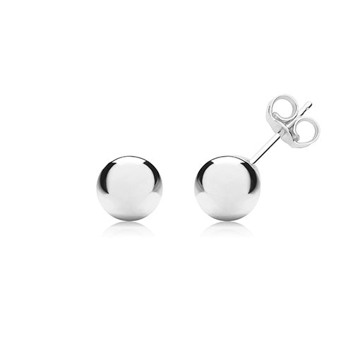 9ct White Gold Earrings