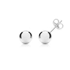 9ct White Gold Earrings