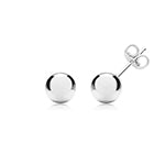 9ct White Gold Earrings