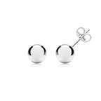 9ct White Gold Earrings