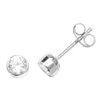 9ct White Gold Earrings