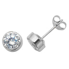 9ct White Gold Earrings