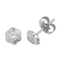 9ct White Gold Earrings